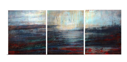 Mauna Kea Sunset, Encaustic Mauna Kea Sunset, Encaustic